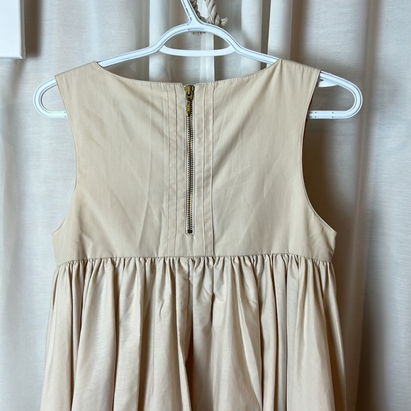 Babydoll cotton blend dress pockets size 6 - Picture 6 of 7